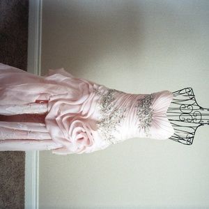 Pink Stephen Yearick Evening Gown
